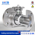 ANSI CF8m com válvula de esfera de flange 2PC ISO5211